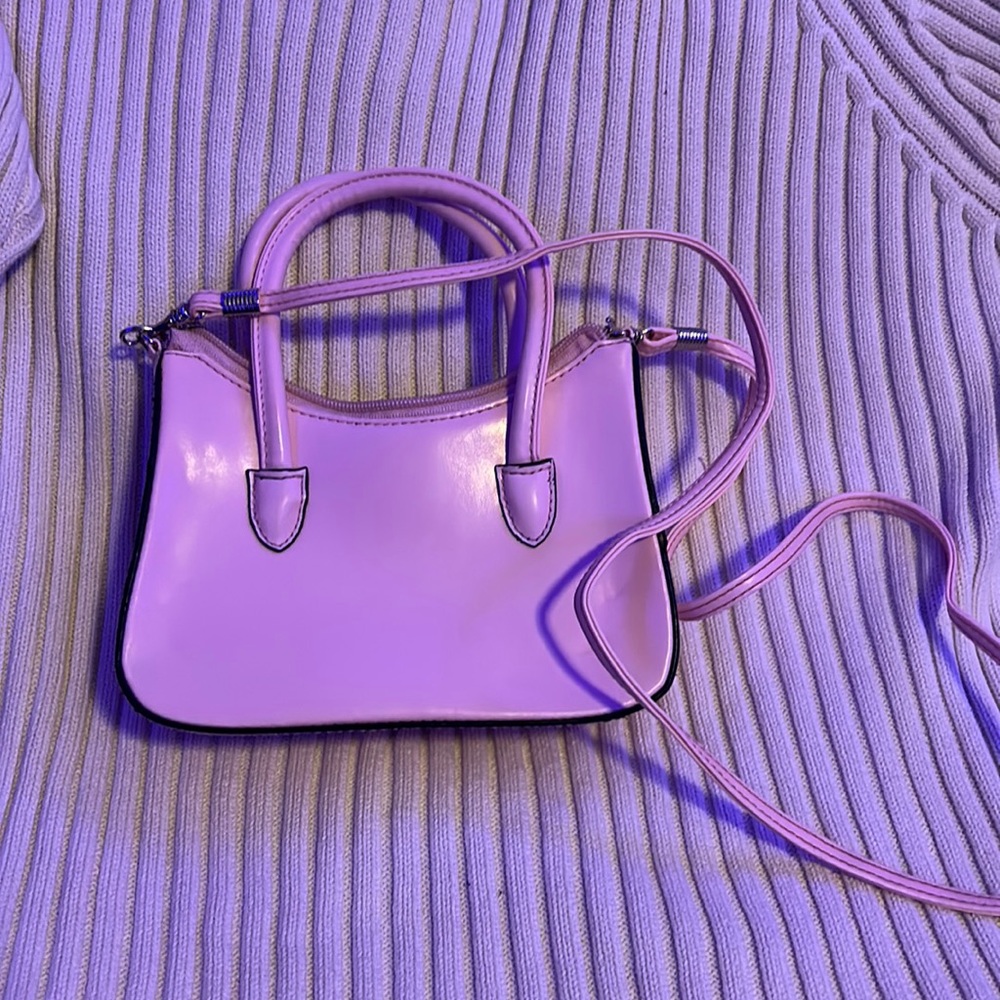 Small pink Crossbody purse